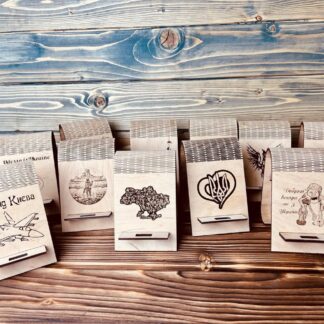 100 PCS Customizable Wooden Cell Phone Stand with Personalized Monogram, Name and Company Logo