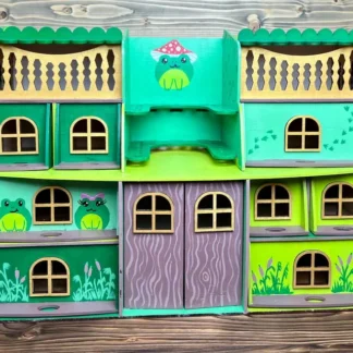 The organizer on a child's desk, surrounded by school supplies.